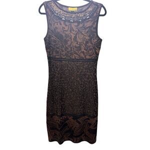 SoCa by St. John Knitted Designer Sheath Dress, Size Small